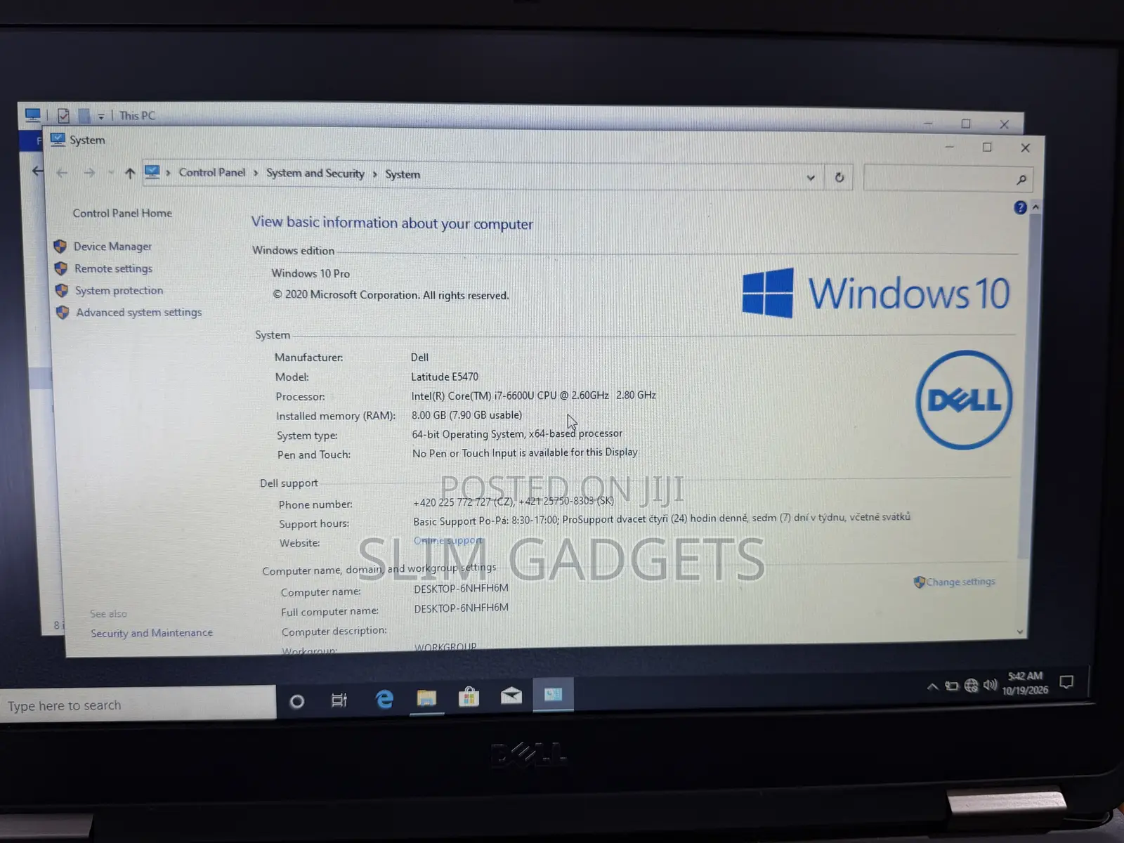 Laptop Dell Latitude 14 E5470 8GB Intel Core i7 SSD 256GB