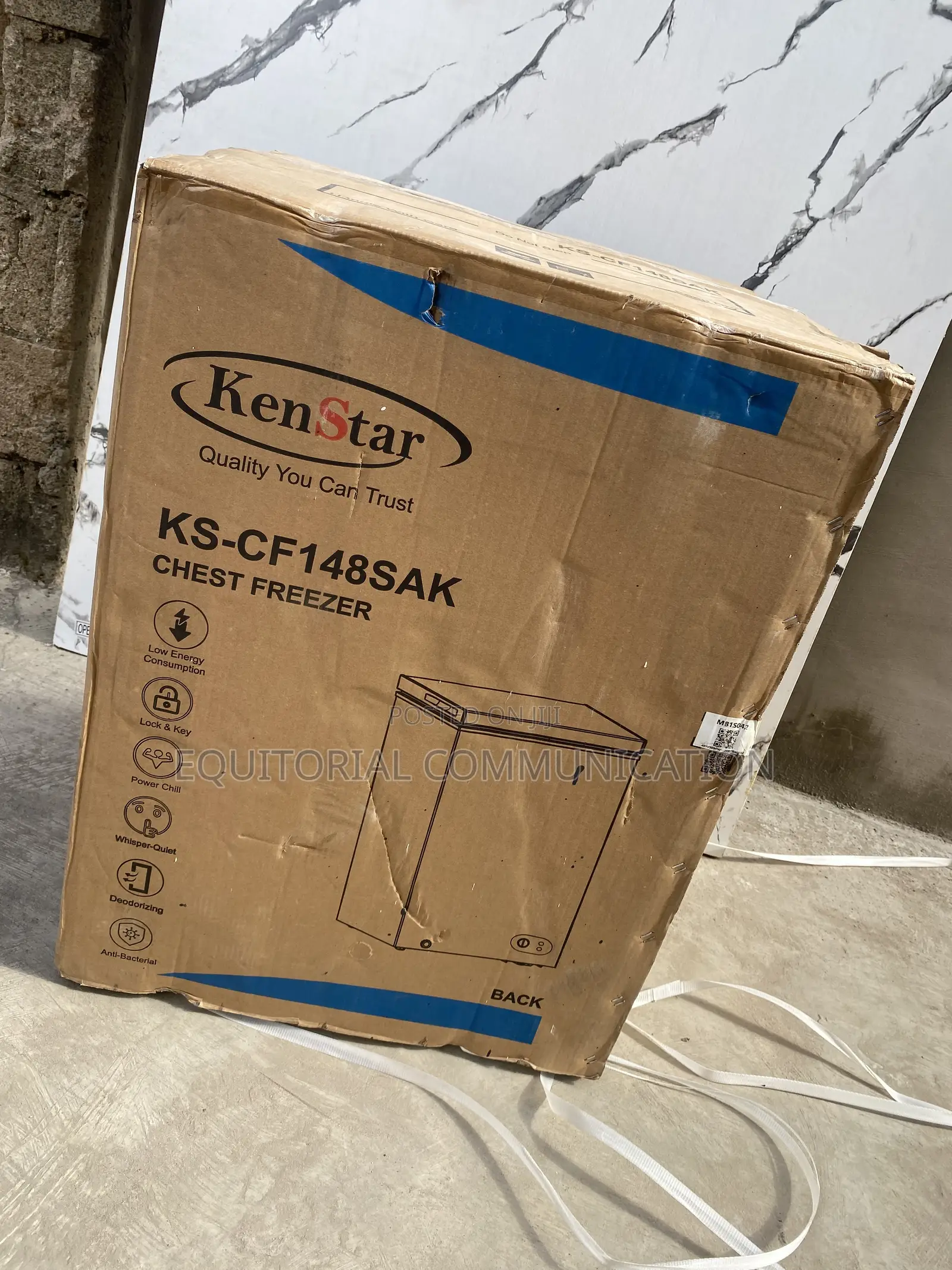 KENSTAR 142L Chest Deep Freezer for Small Shops KS-CF148SAK