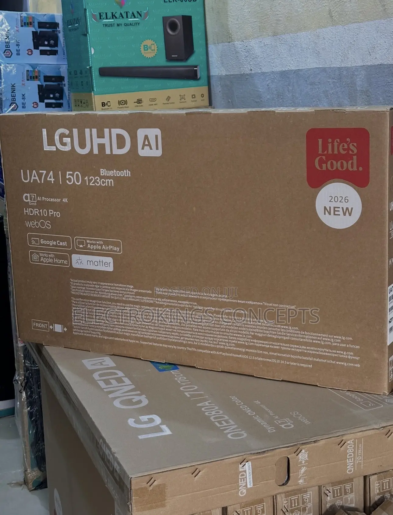 Brand New LG 50inch Smart Frameless Television With Bluetooth