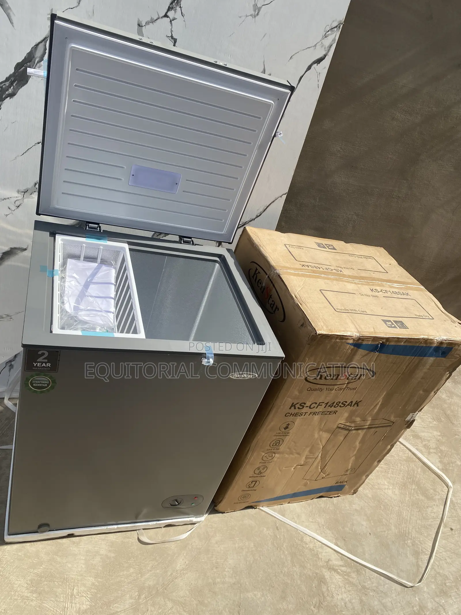KENSTAR KS-CF148SAK 142L Freezer for Extra Frozen Food Space