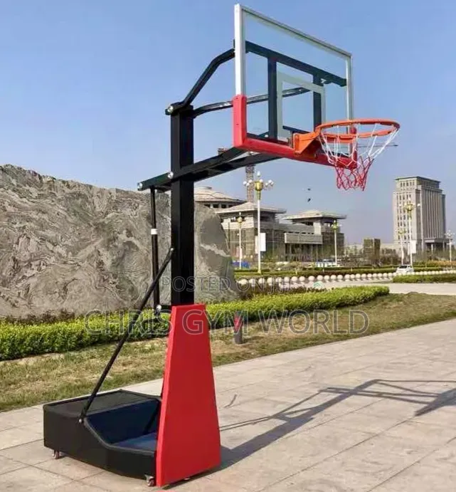 Unique Portable Adjustable Basketball Hoop Stand With Backboard