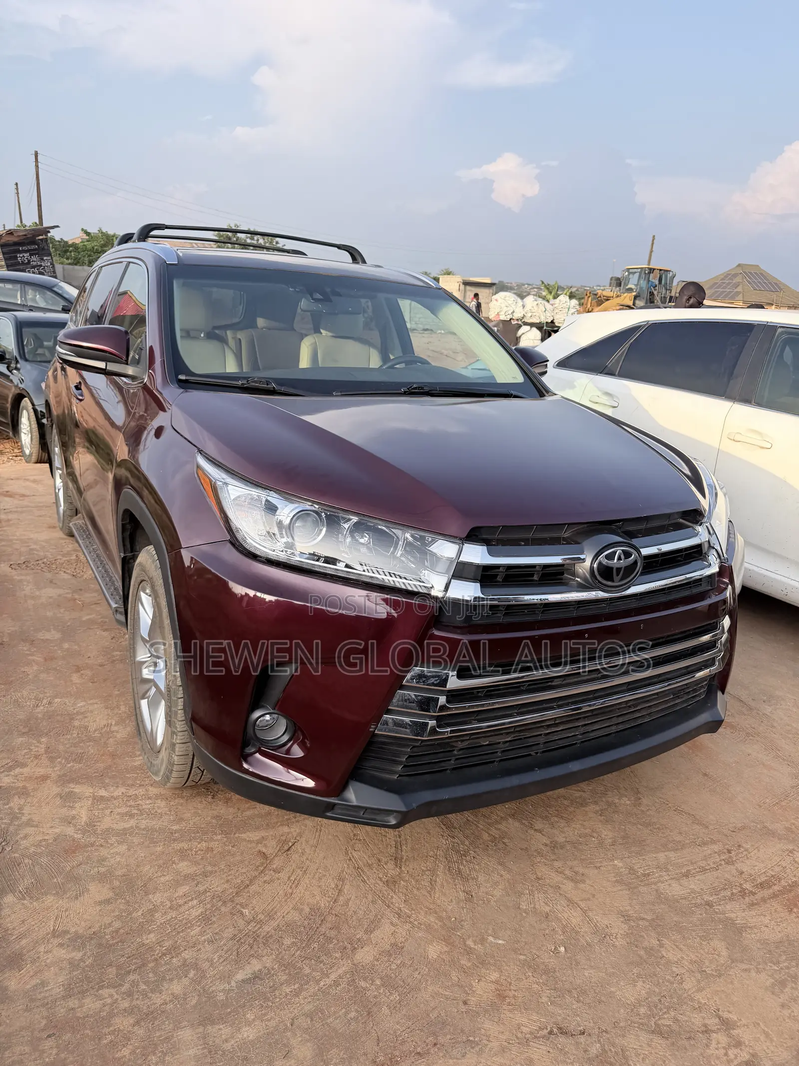 Toyota Highlander Limited V6 4x4 (3.5L 6cyl 6A) 2016 Red