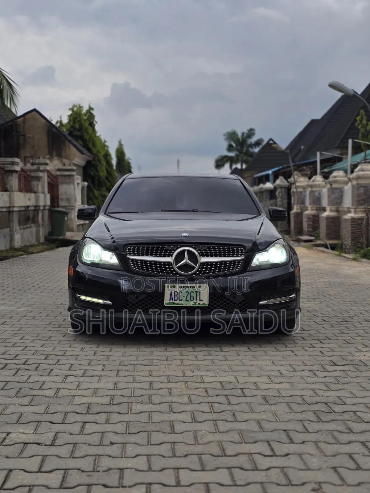 Mercedes-Benz C300 Sport 4Matic Sedan AWD (3.0L 6cyl 7A) 2012 Black