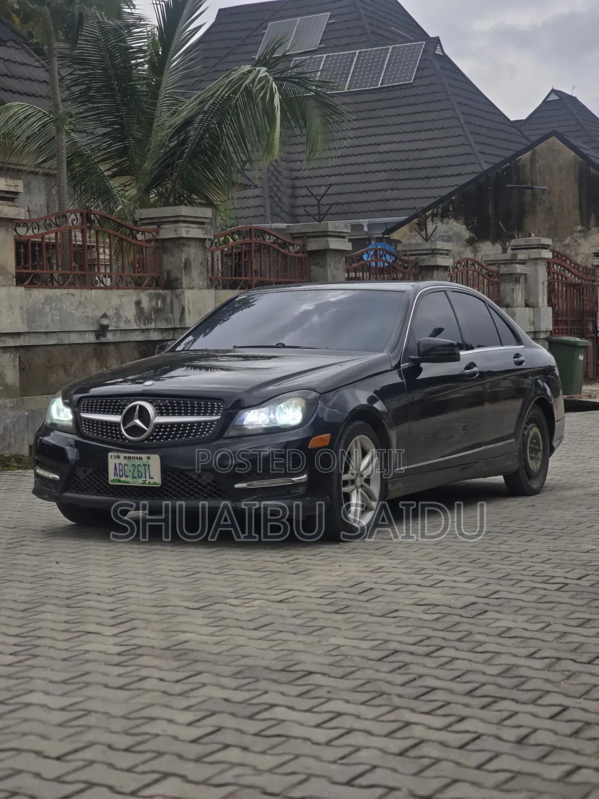 Mercedes-Benz C300 Sport 4Matic Sedan AWD (3.0L 6cyl 7A) 2012 Black