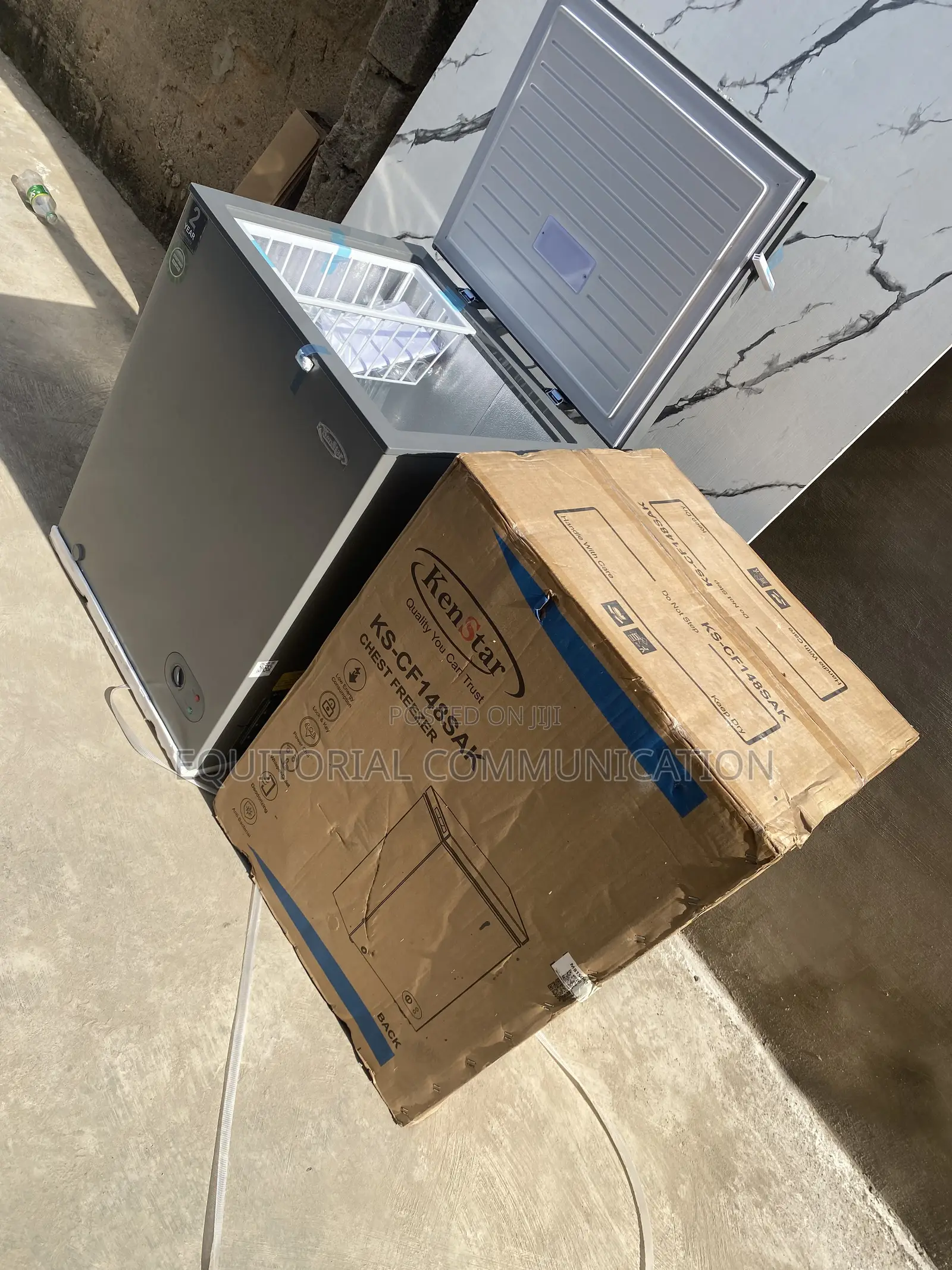 KENSTAR Chest Freezer KS-CF148SAK 142L for Frozen Food Businesses