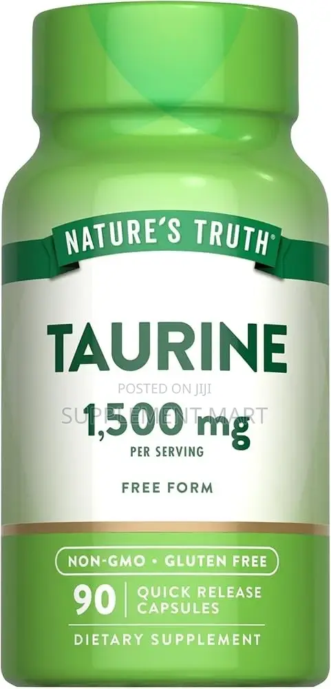 Taurine Capsules 1500mg - Heart, Liver & Brain - Muscle & Exercise