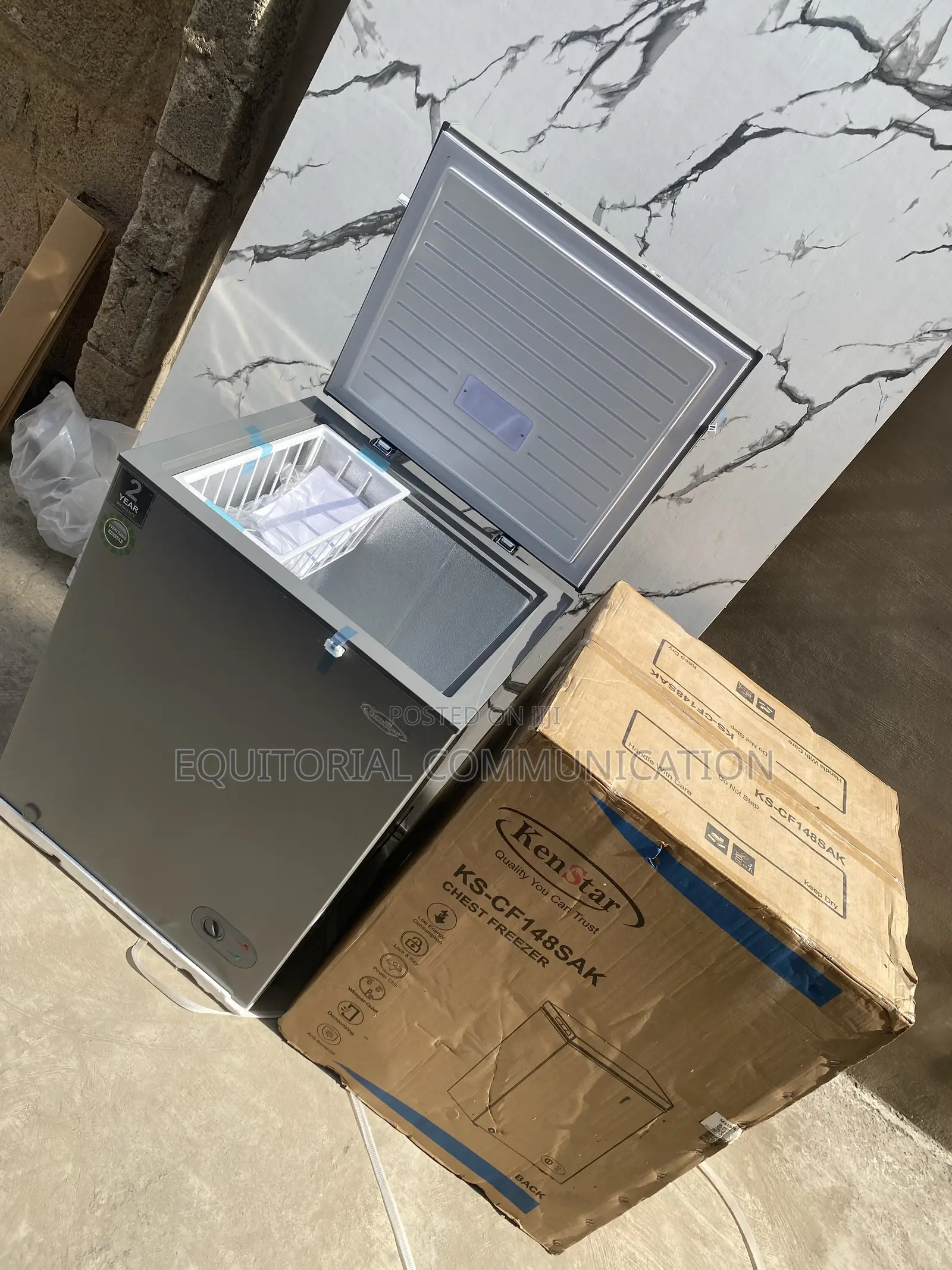 KENSTAR KS-CF148SAK 142L Deep Chest Freezer for Home Kitchens