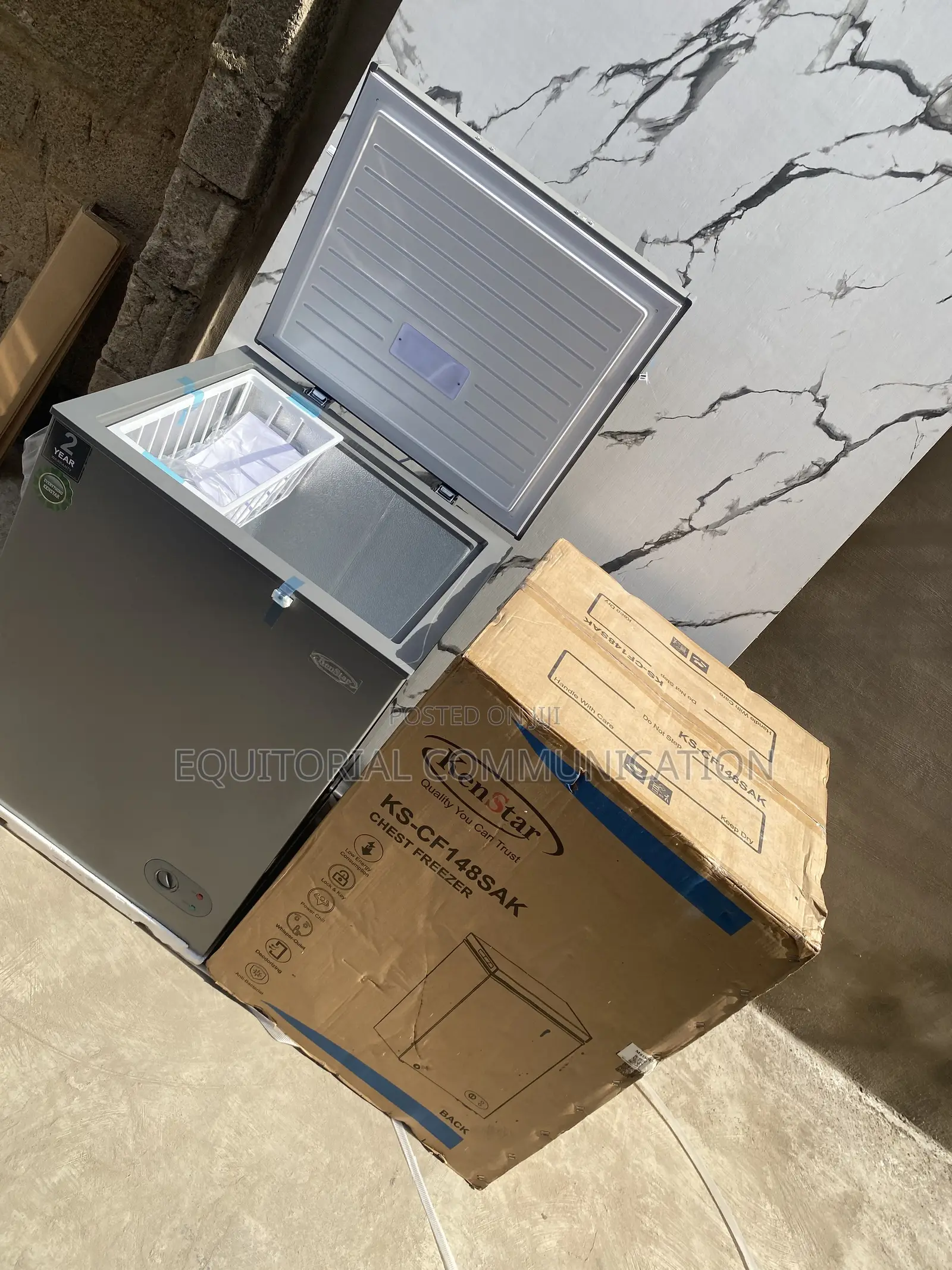 KENSTAR KS-CF148SAK 142L Household Deep Freezer for Food Storage