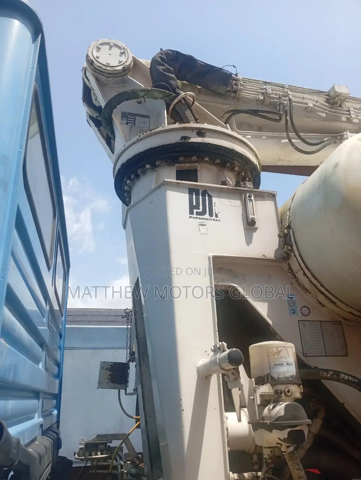 Man Diesel Concrete Mixer Pump Truck 12 Tire