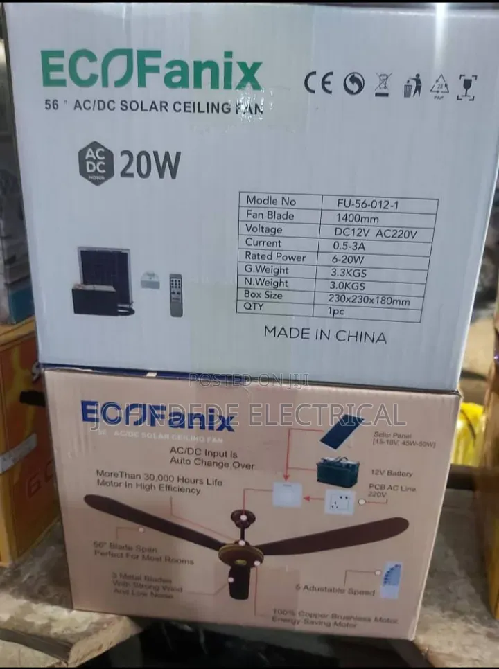Dc AC 56inch Long Blades Ceilingfan