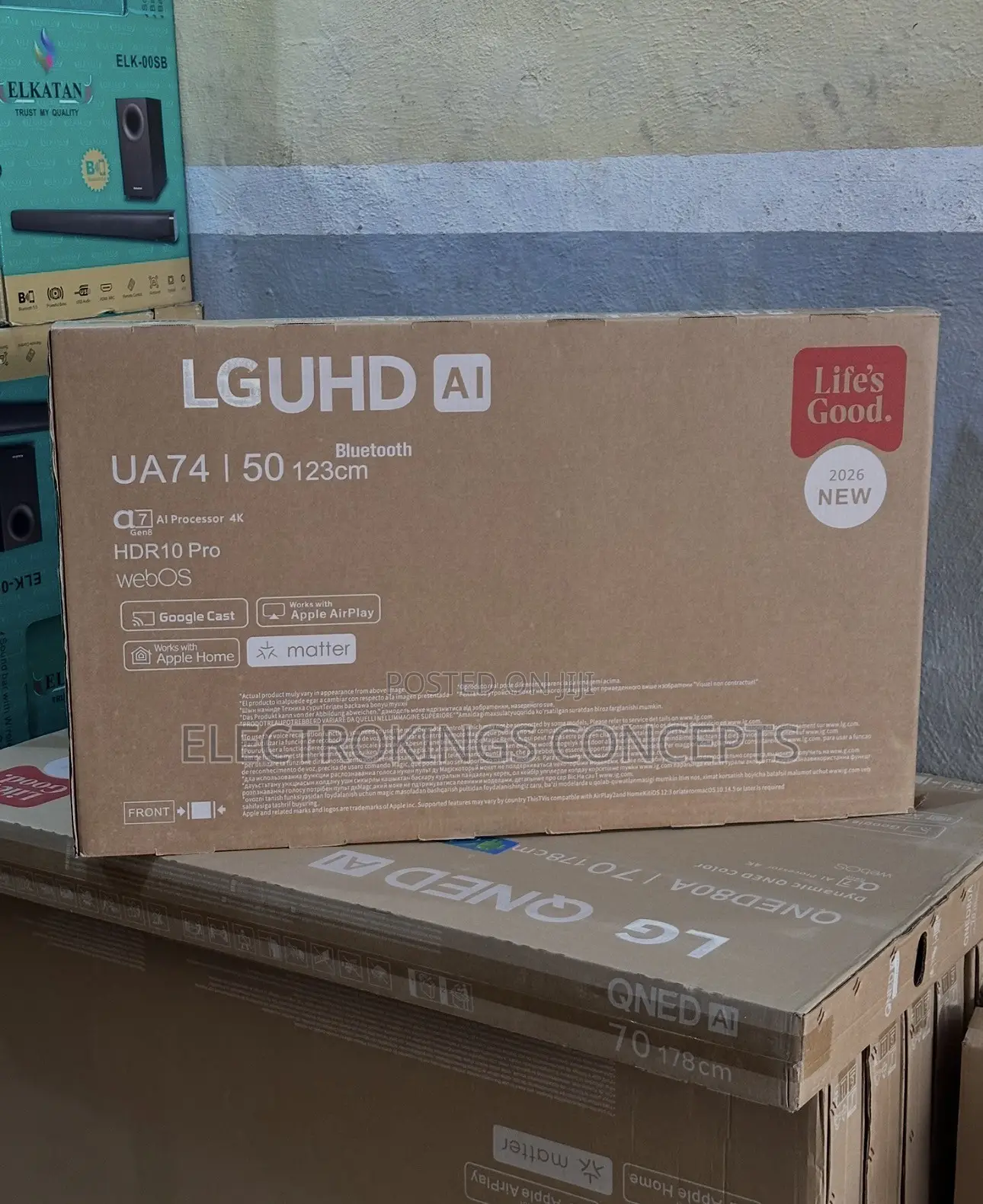 LG 50Inch Android Smart Television With Netflix and Youtube Available