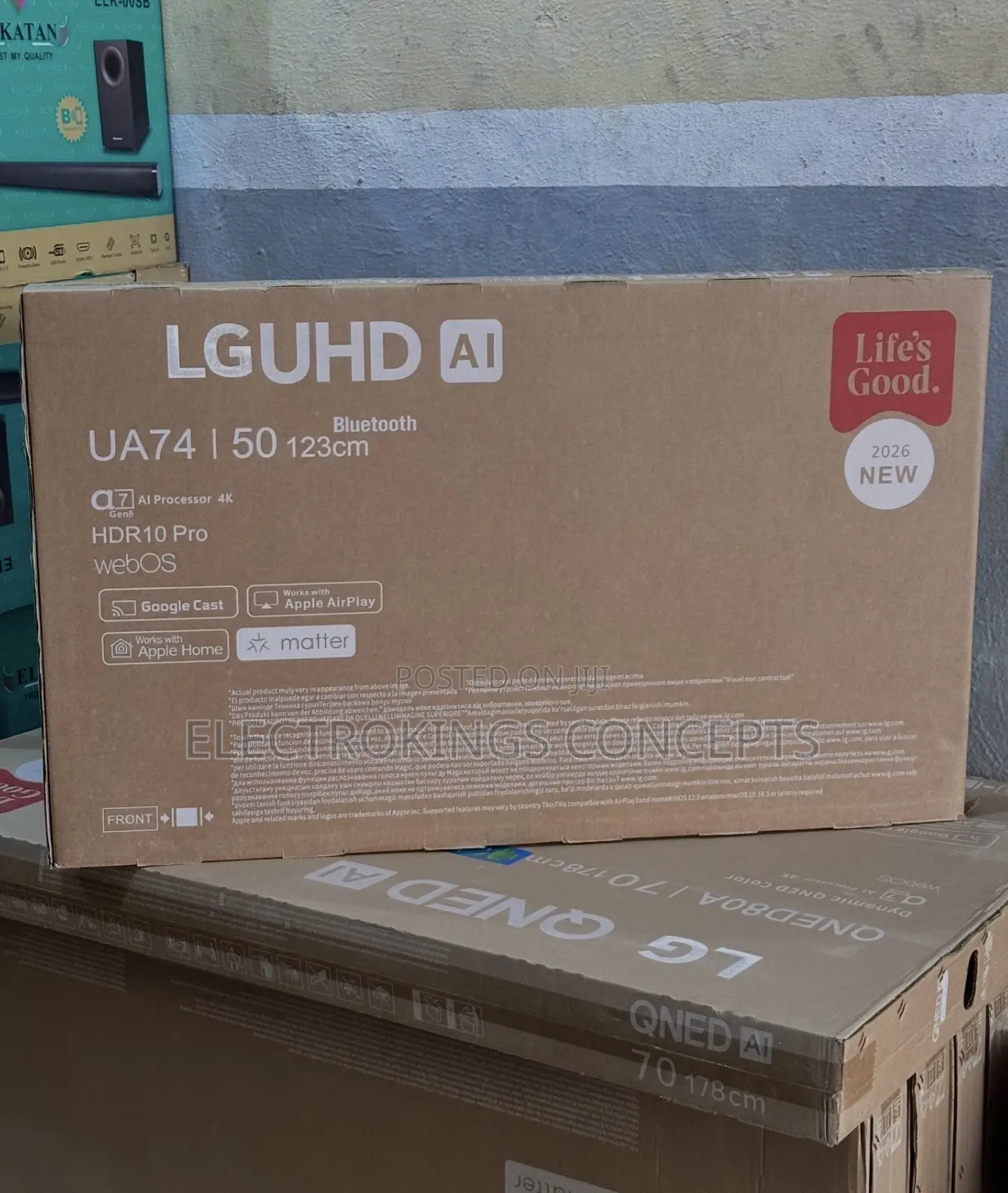 LG 50Inch Android Smart Television With Netflix and Youtube Available