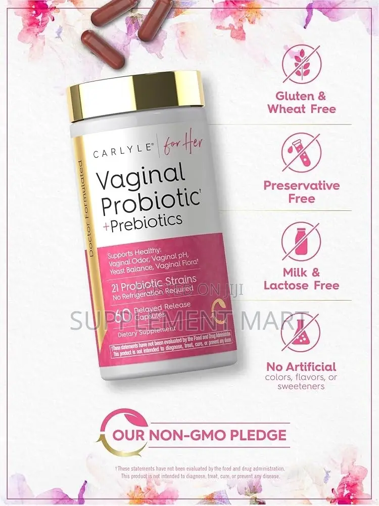 Vaginal Probiotics for Women – Healthy Odor, pH, Yeast Balance