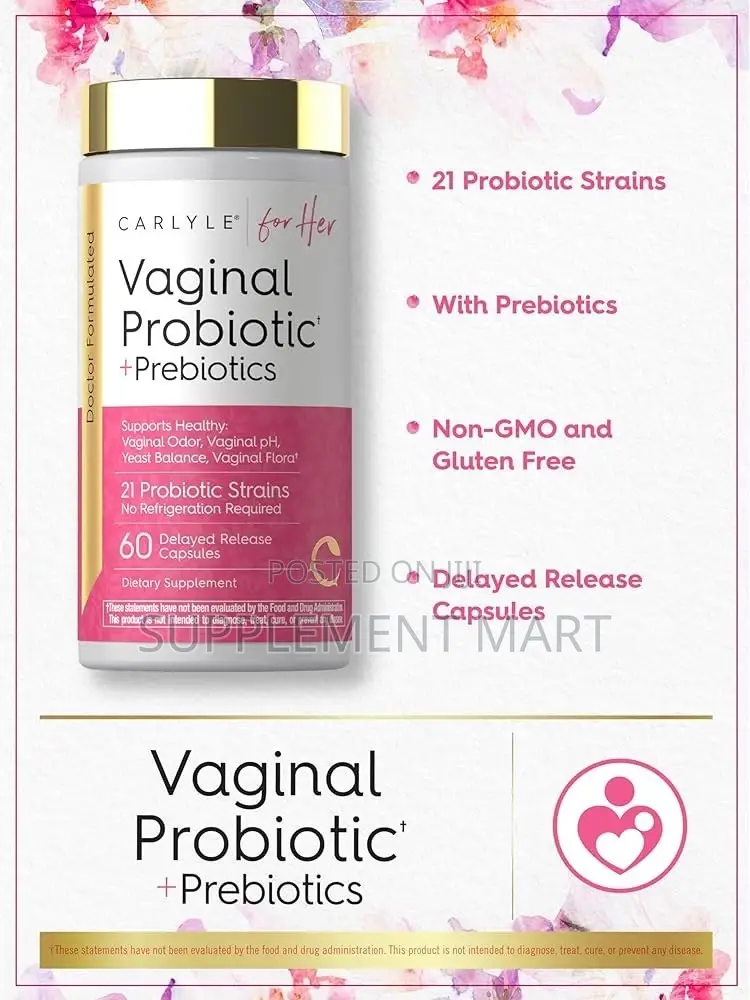 Vaginal Probiotics for Women – Healthy Odor, pH, Yeast Balance