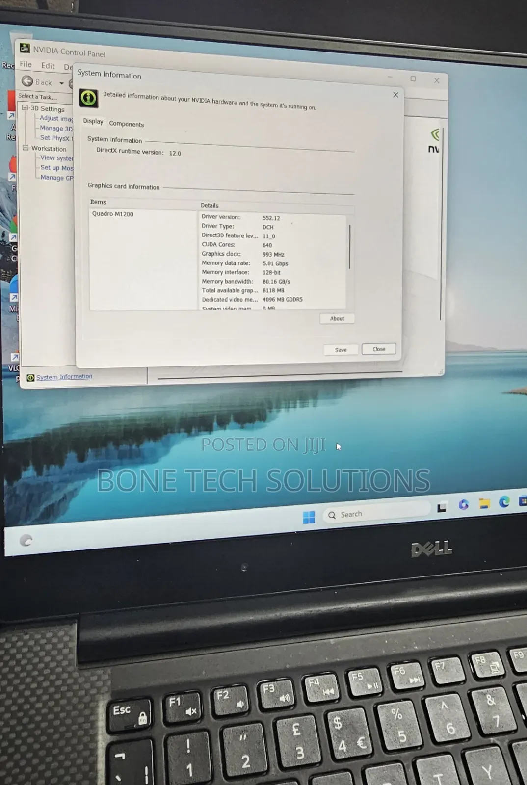 Laptop Dell Precision 5520 16GB Intel Core i5 SSD 512GB