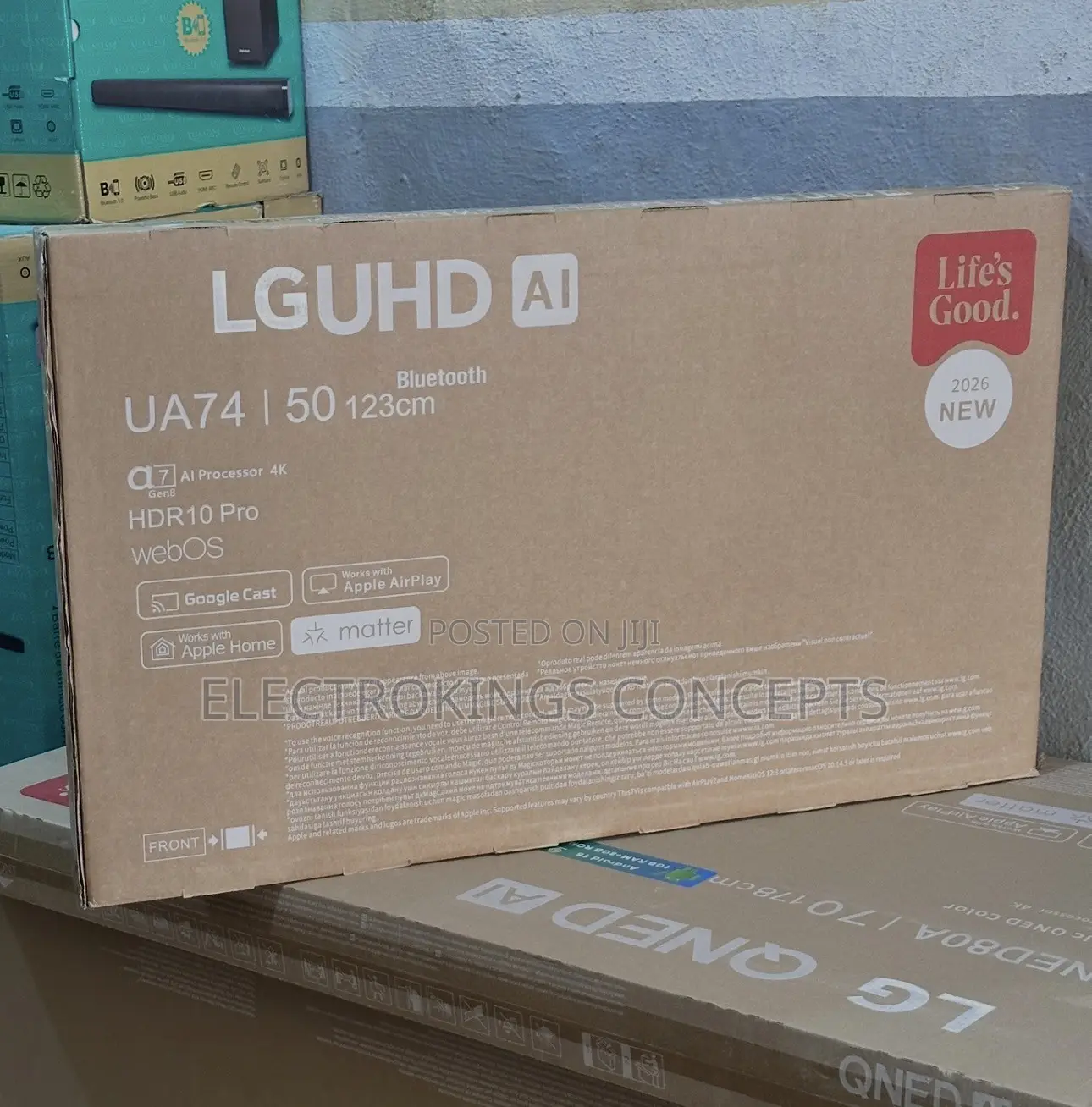 Original LG 50inch UHD Smart Television With Bluetooth & Wifi