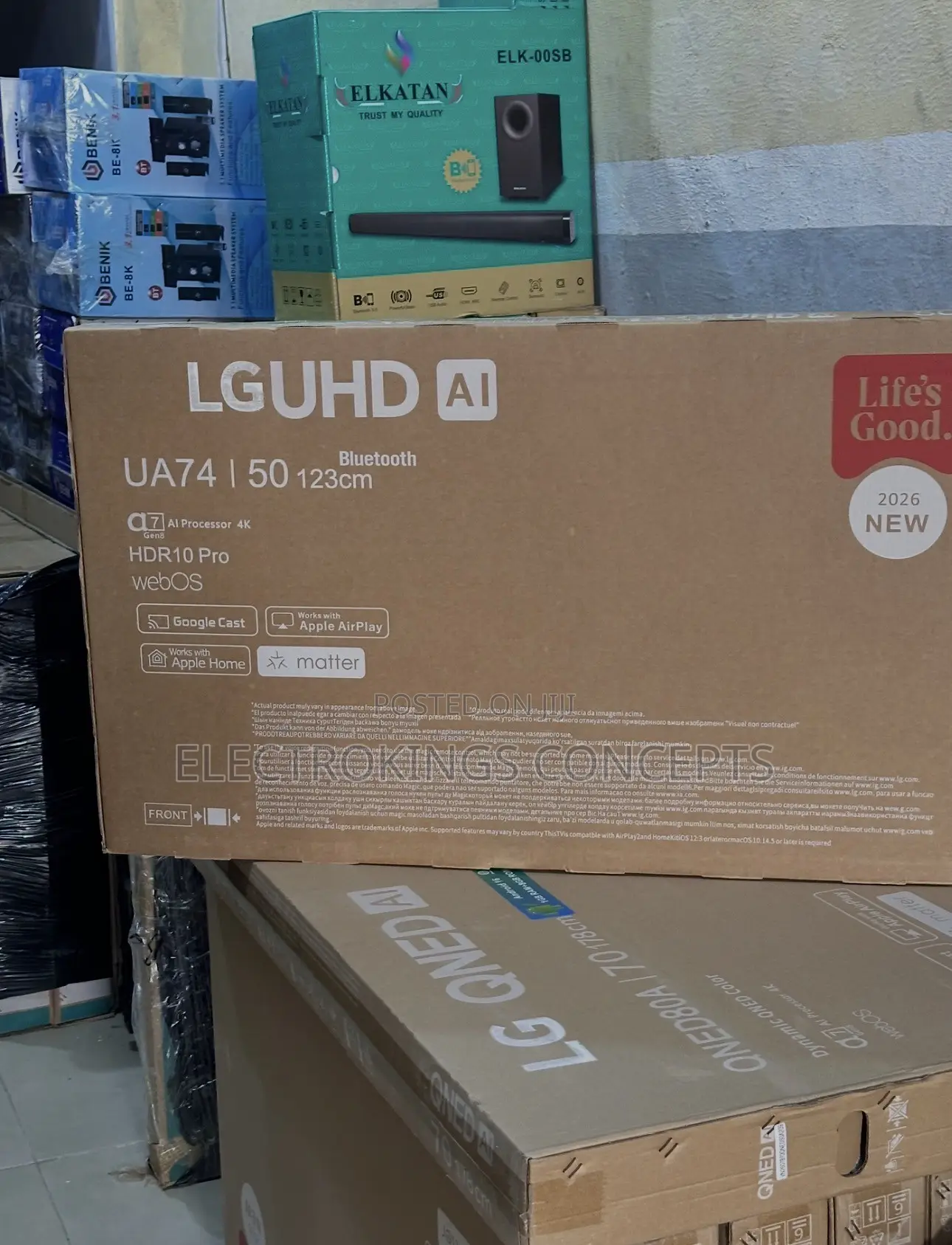 Original LG 50inch UHD Smart Television With Bluetooth & Wifi