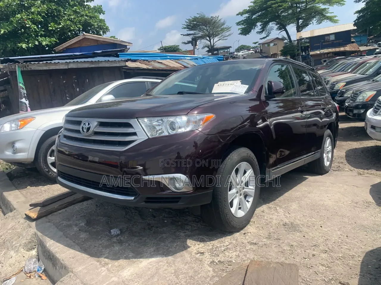 Toyota Highlander 2013 Maroon