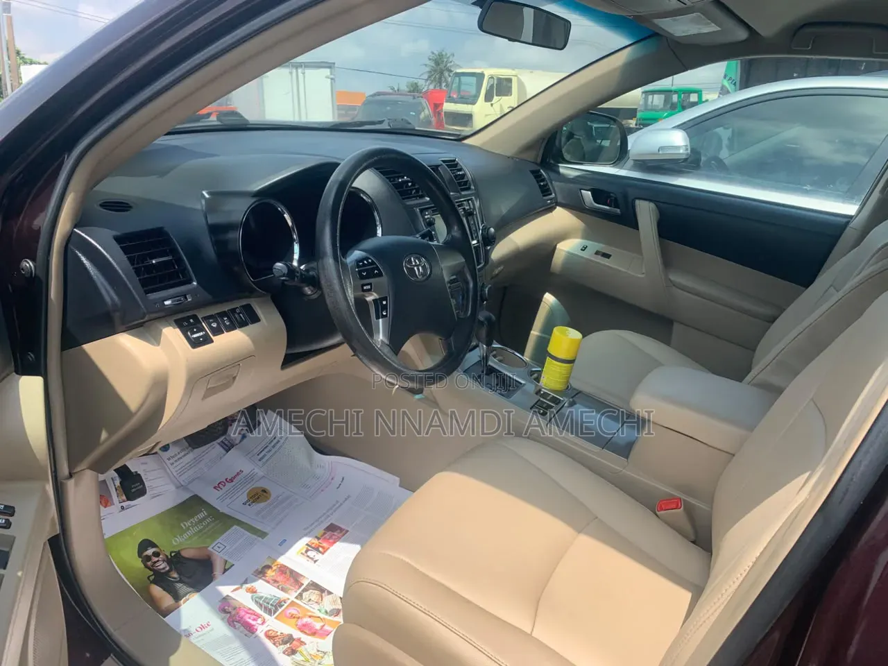 Toyota Highlander 2013 Maroon