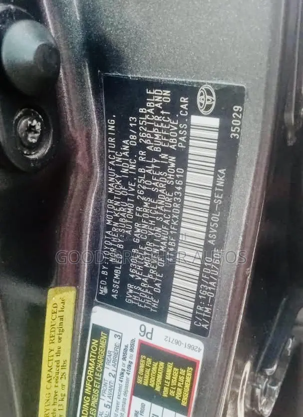 Toyota Camry XLE 4dr Sedan (2.5L 4cyl 6A) 2014 Gray