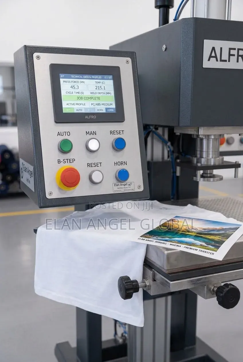 Fully Automatic Pneumatic Heat Press Machine for T-Shirts & Textiles
