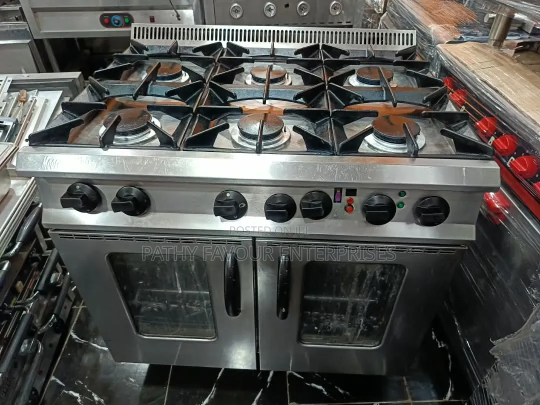 Industrial Gas Cooker With Convention Oven Gas