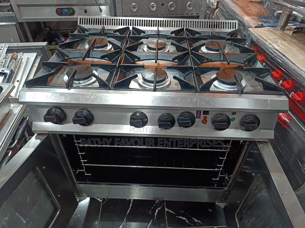 Industrial Gas Cooker With Convention Oven Gas