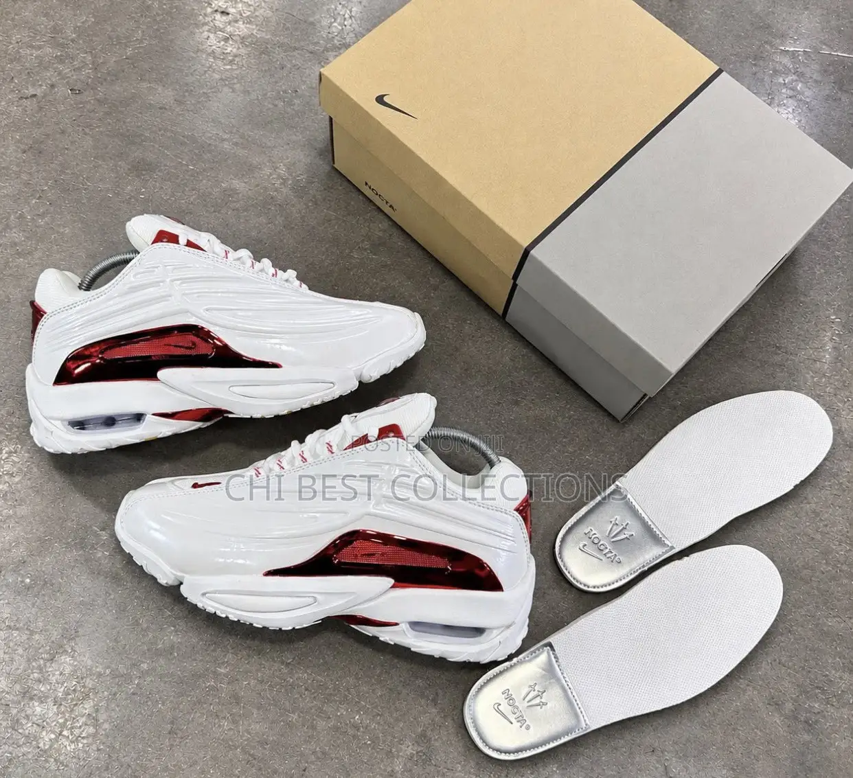  *new Nike Hot Step 2 Nocta ‘White - Glossy Red’ Snks”* 
