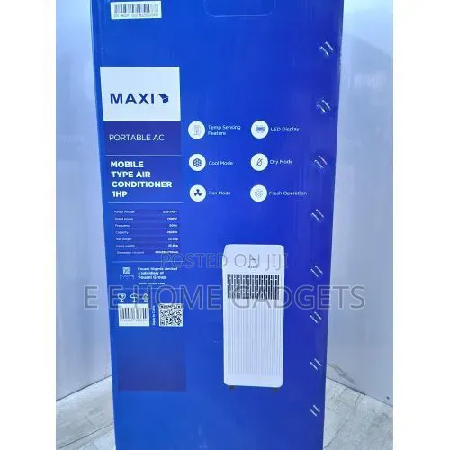 Maxi Portable Air Conditioner MAXIPAC10HPCRN7 – 1HP, 1100