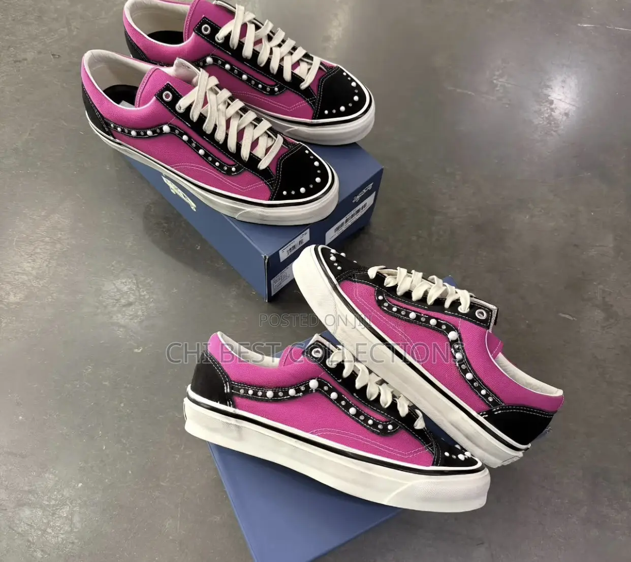 Vans Old Skool 36 Lx - Pearlized Pack ( Fuchsia Red ) Snks”*
