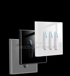 Wall Light Switch 1/2/3/4 Gang LED Indicator Piano Button