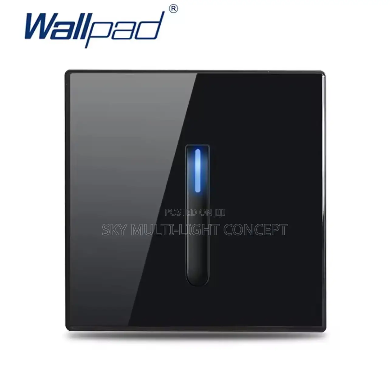 Wall Light Switch 1/2/3/4 Gang LED Indicator Piano Button