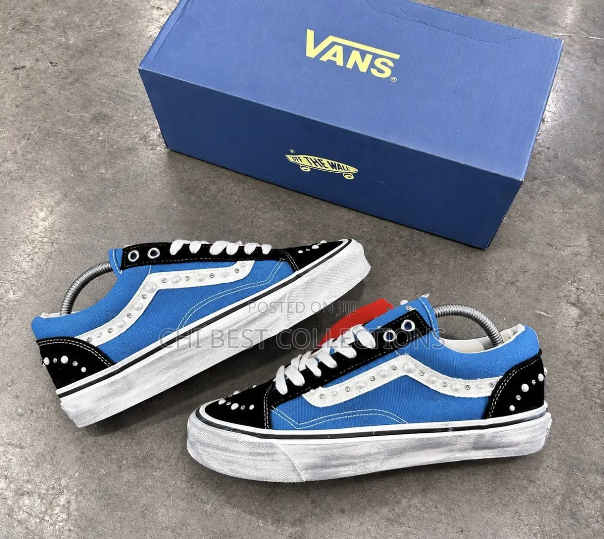 Trending New Vans Old Skool 36 Lx -Pearlized Pack ( Black Navy ) Snks”