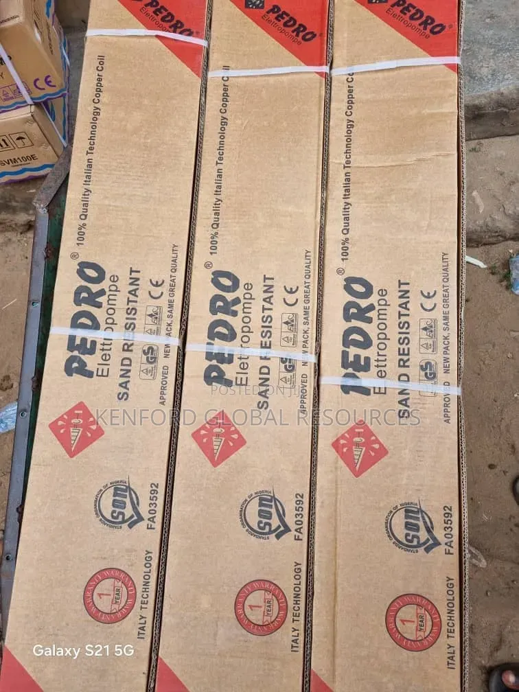1hp Pedro Submersible Machine  Copper Coil