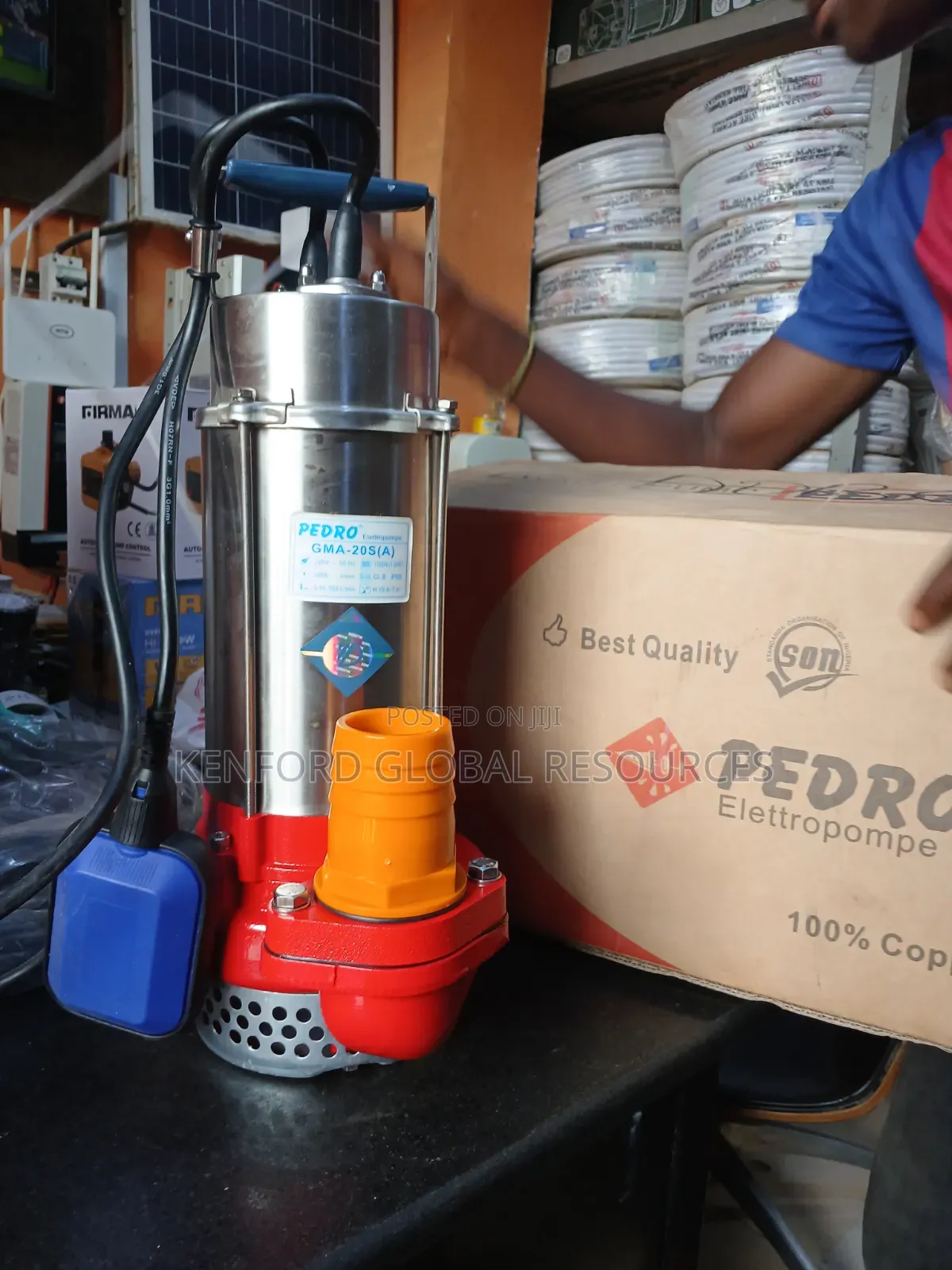 1hp Quality Sewage Pump  Copper Coil Pedro