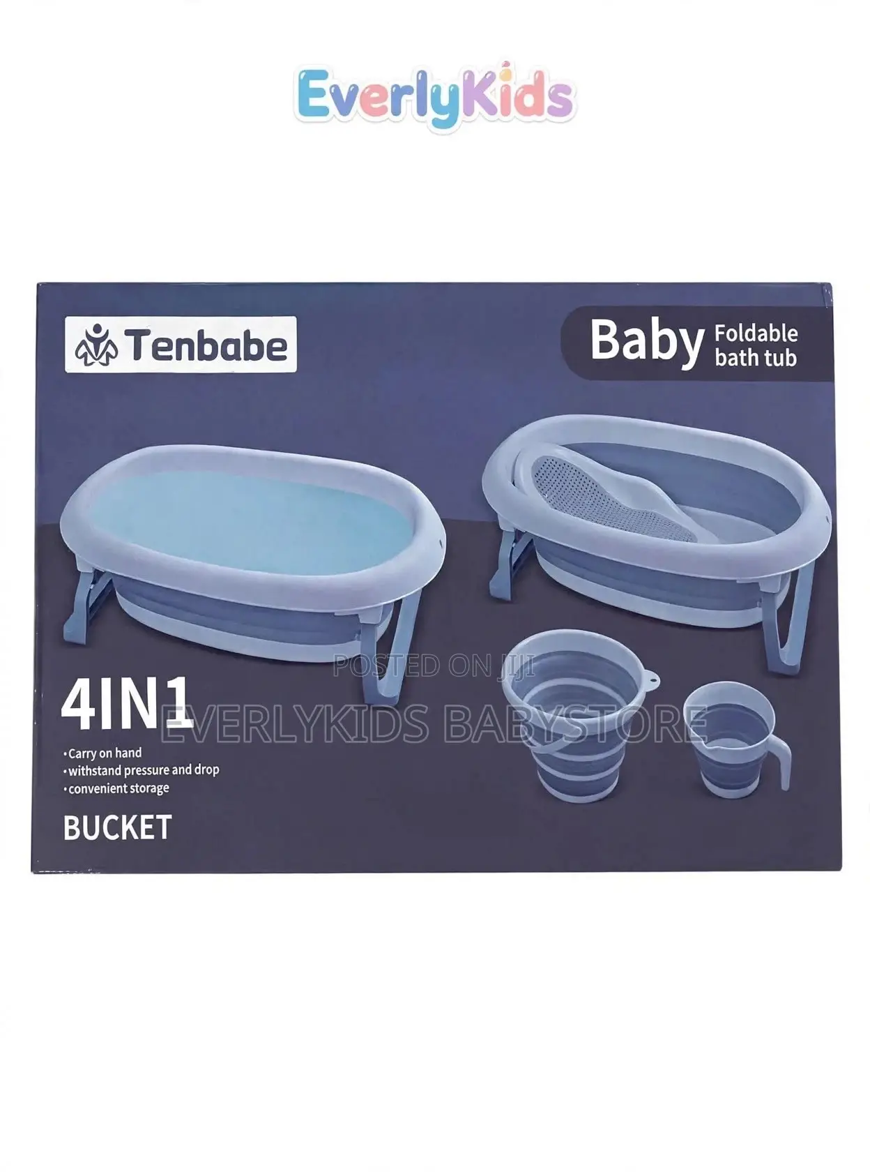 Foldable Baby Bath Set 4-in-1 BPA Free