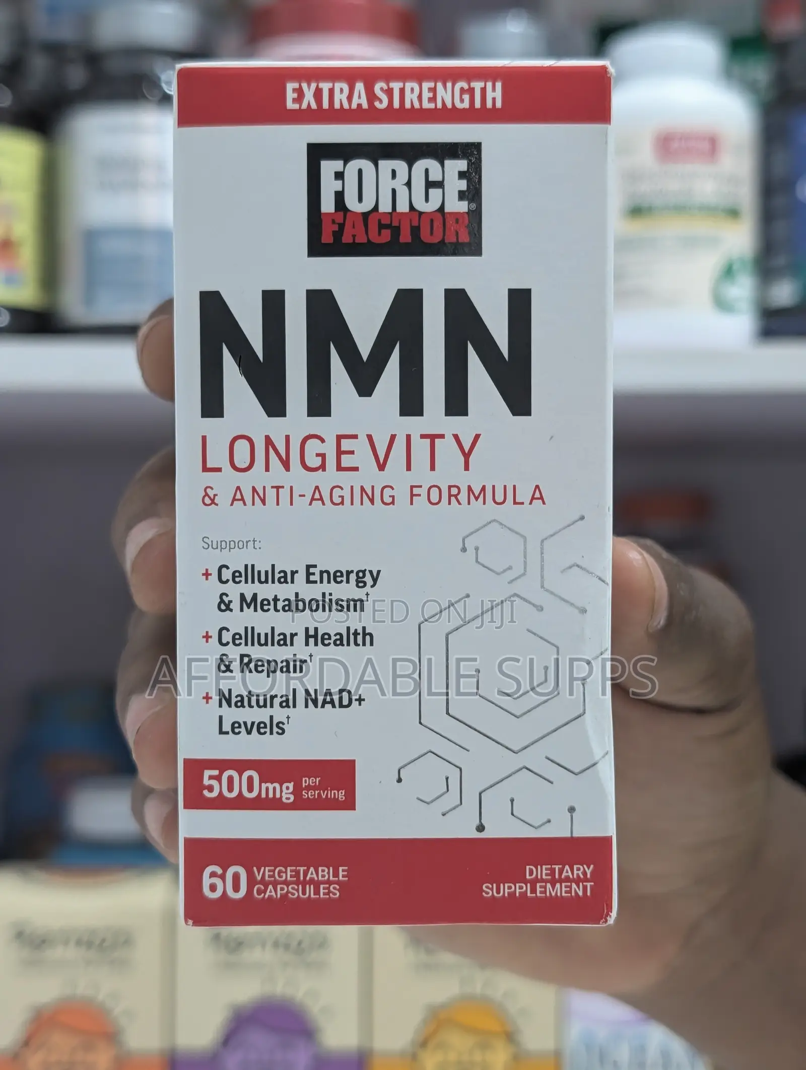 Force Factor NMN Longevity 500mg – 60 Capsules