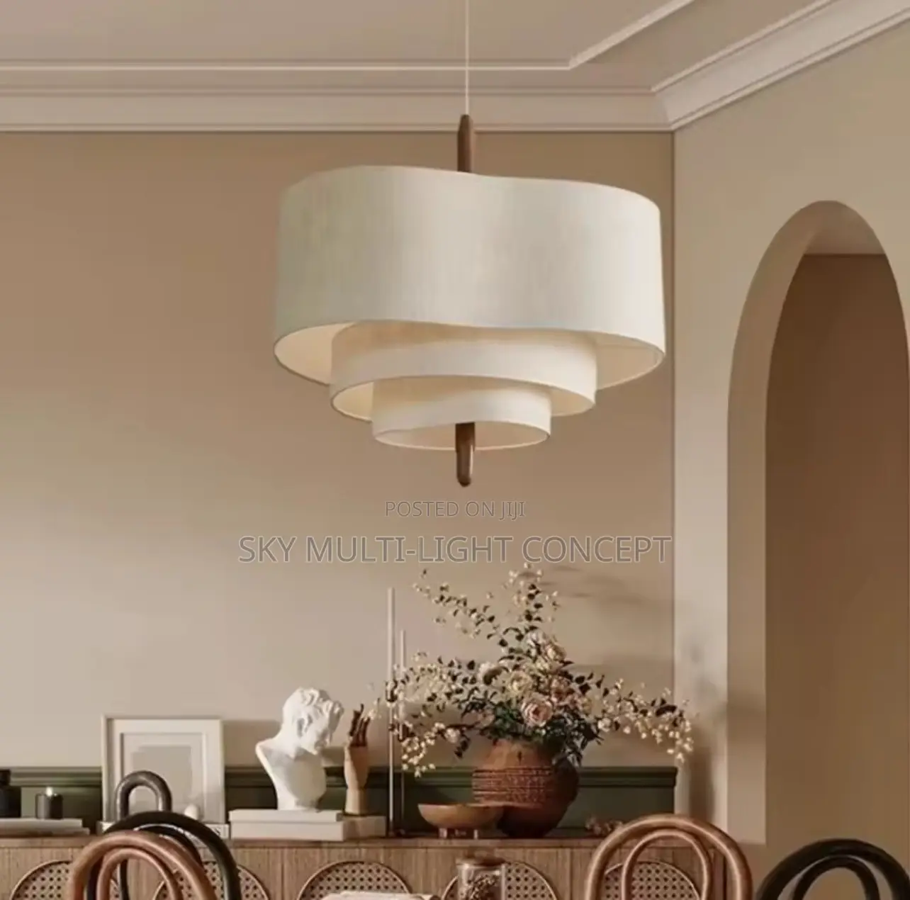 Japan Cloth Pendant Light