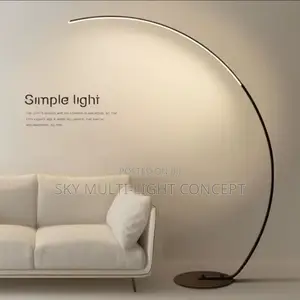 Curved LED Modern Standing Lamp