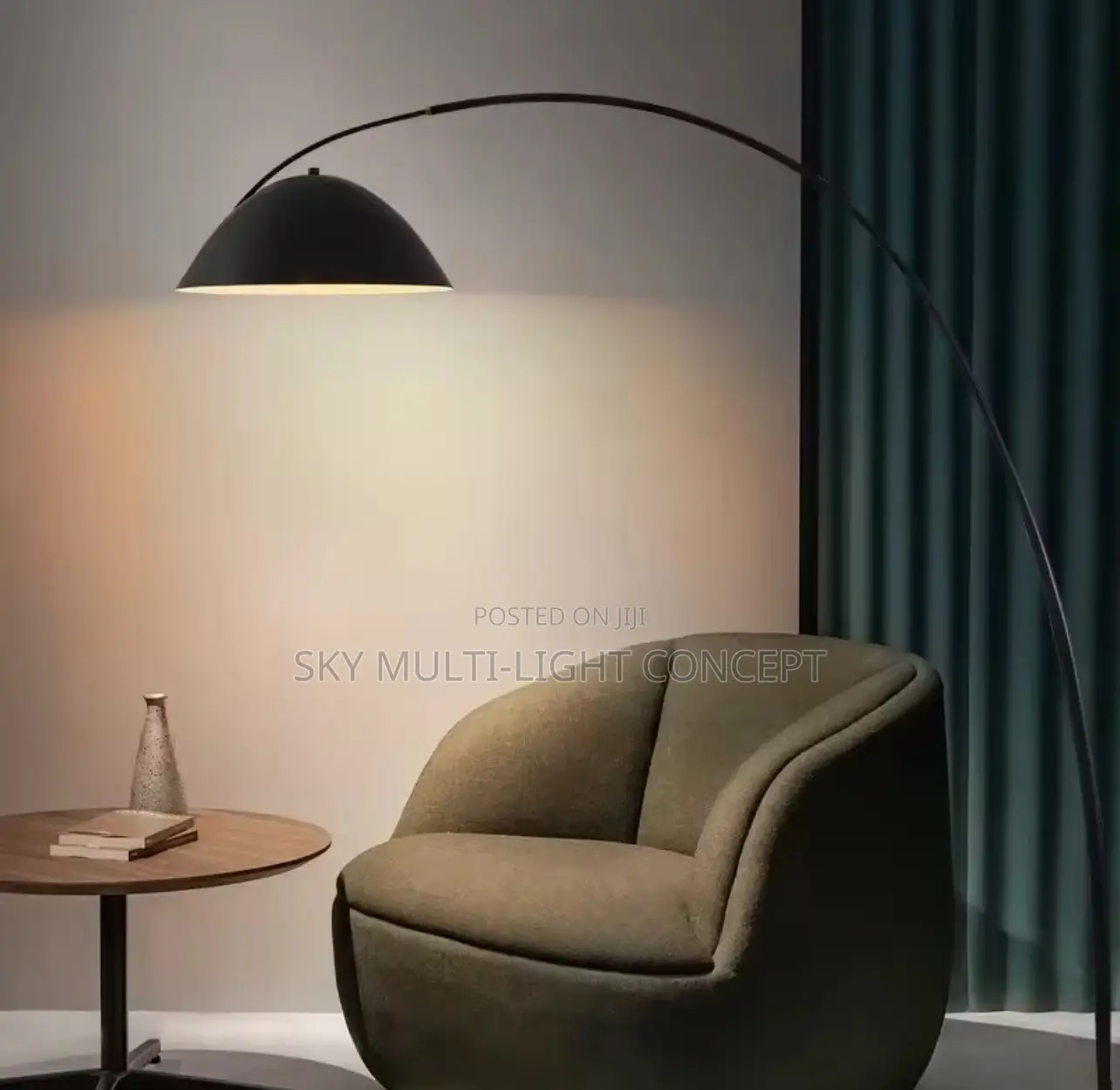 Nordic Curved Floor Lamp