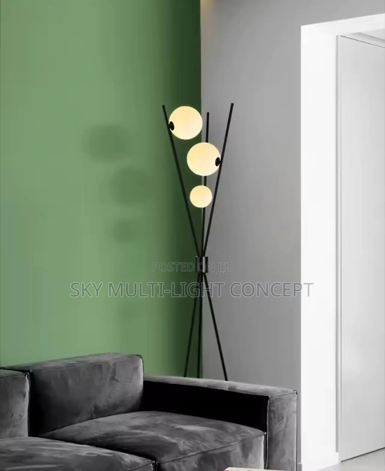 Moden 3D Printing Moon Floor Lamp