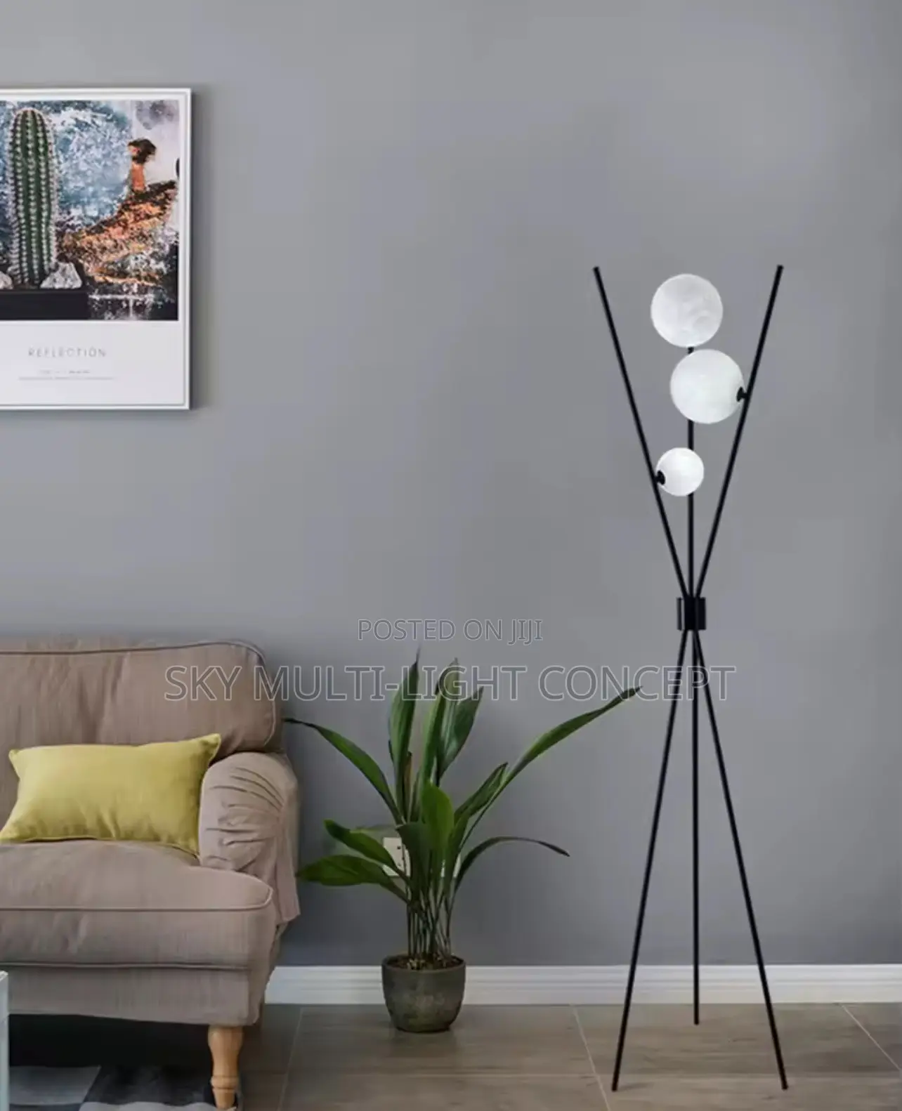 Moden 3D Printing Moon Floor Lamp