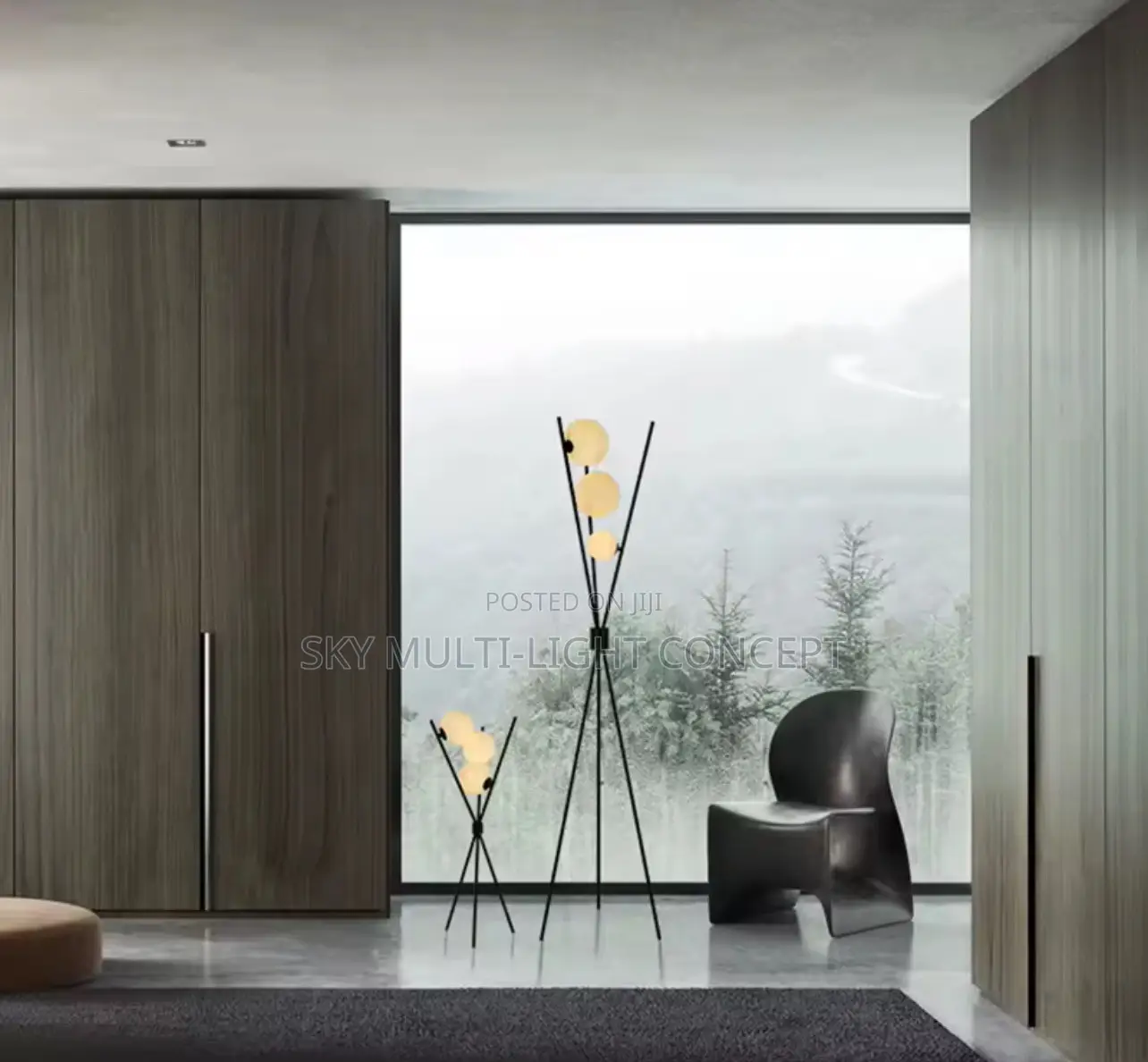 Moden 3D Printing Moon Floor Lamp