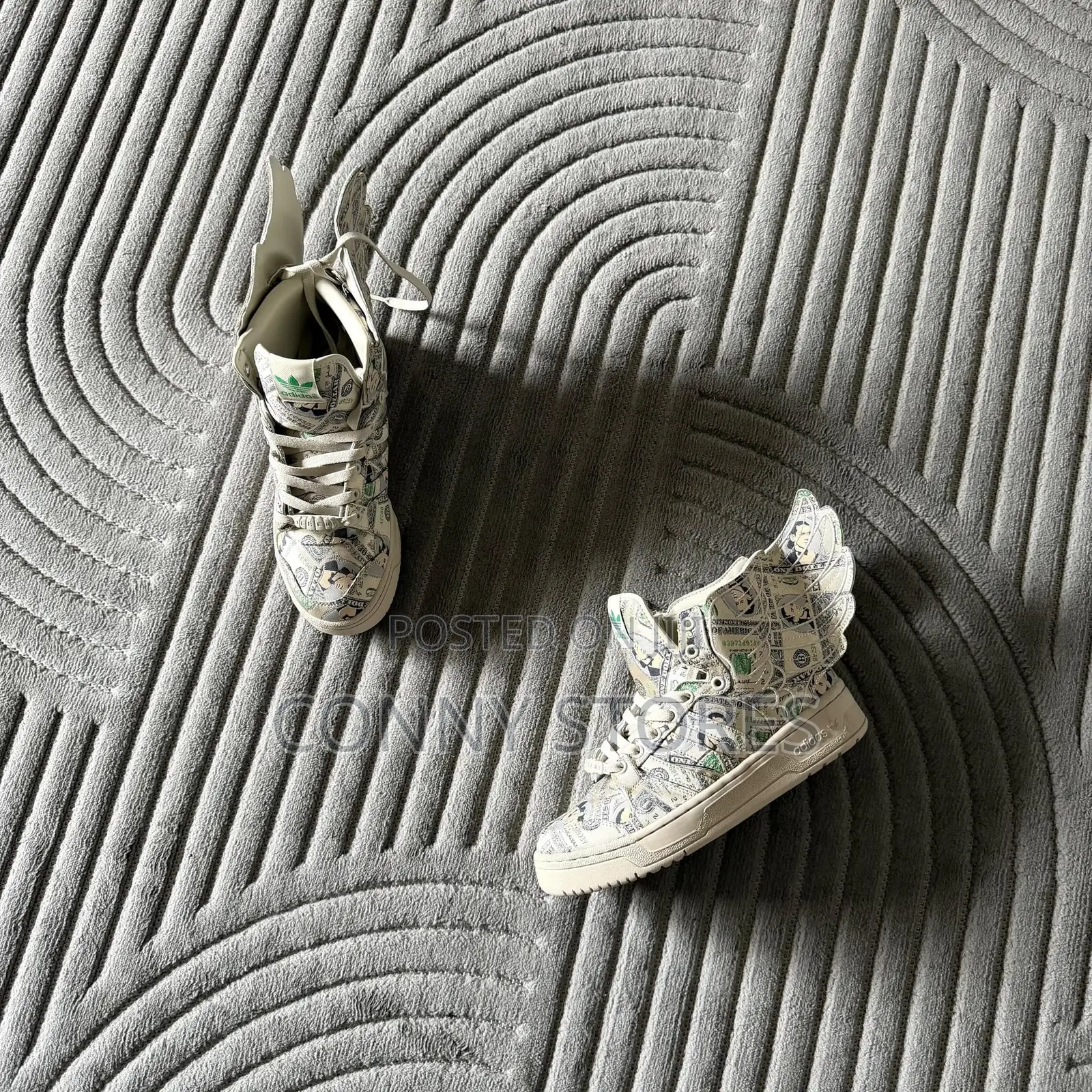 The Jeremy Scott X Adidas Wings 2.0 "Dollar Bill