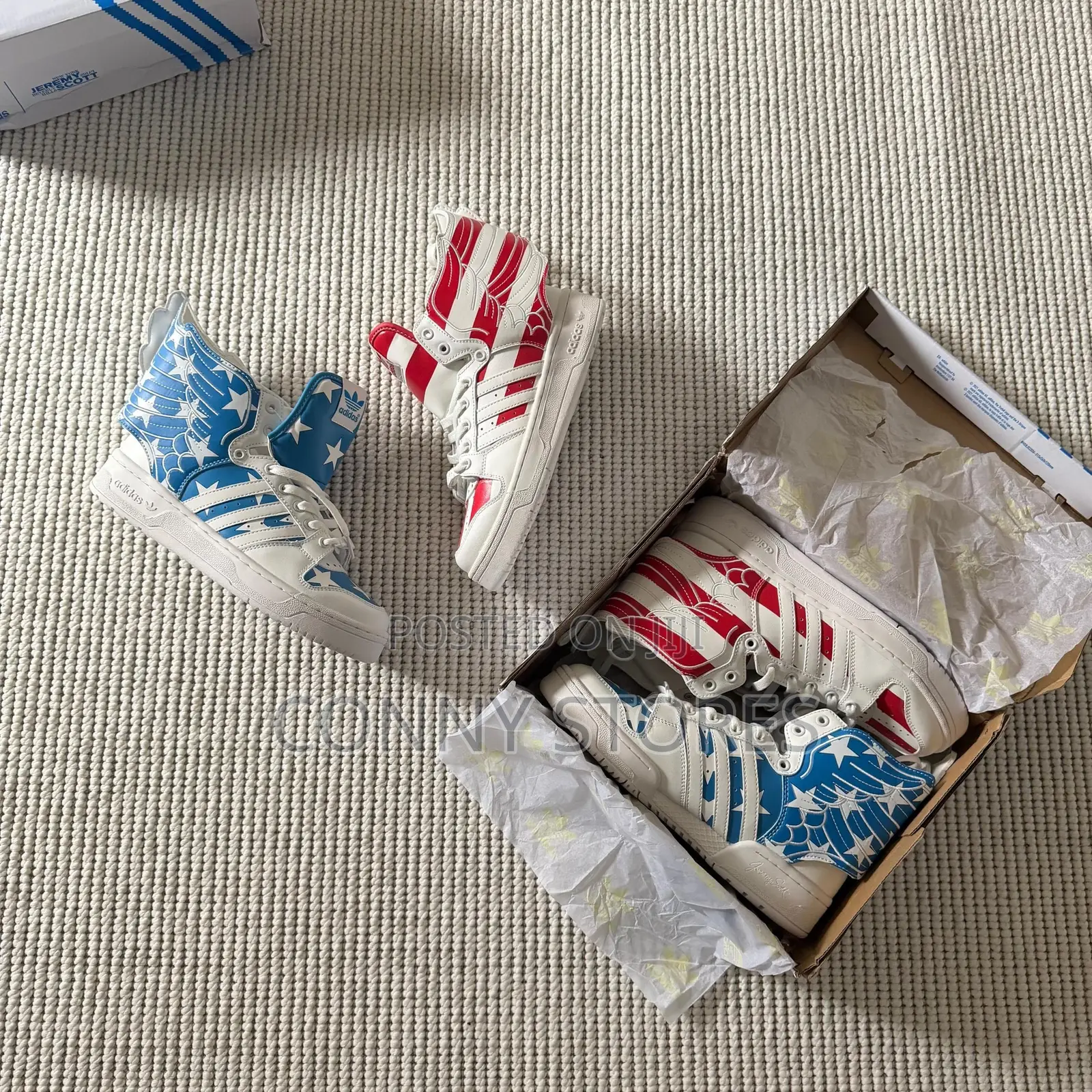 The Jeremy Scott X Adidas Wings 2.0 Usa  "Stars and Stripes