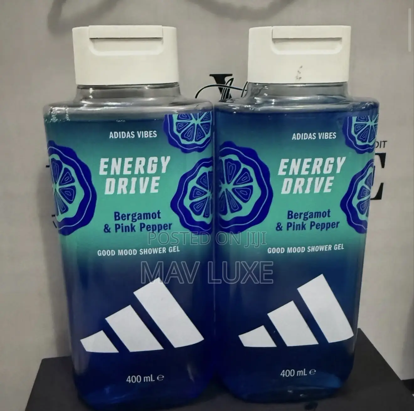 Adidas ENERGY DRIVE Shower Gel Bergamot & Pink Pepper
