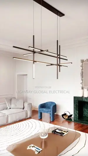 Ab Custom Geometric Square Long Combination Acrlic Modern Chandelier