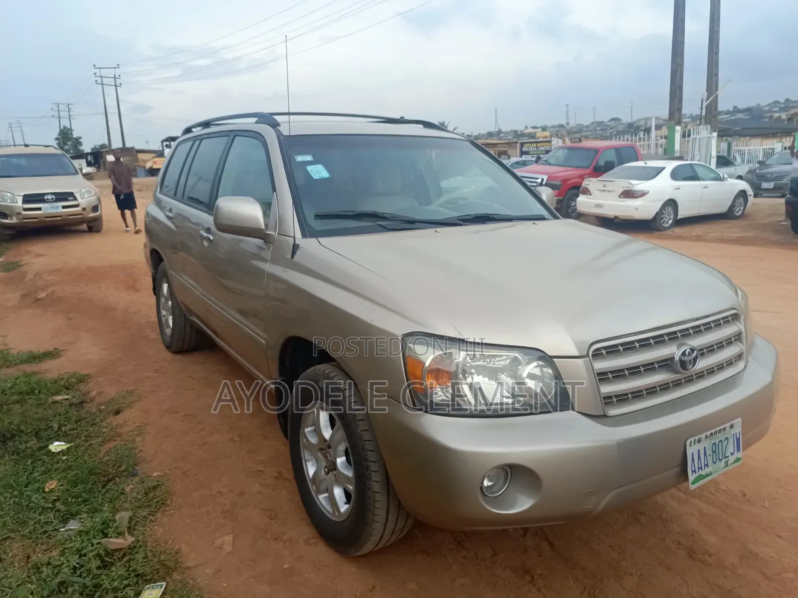 Toyota Highlander V6 2005 Gold