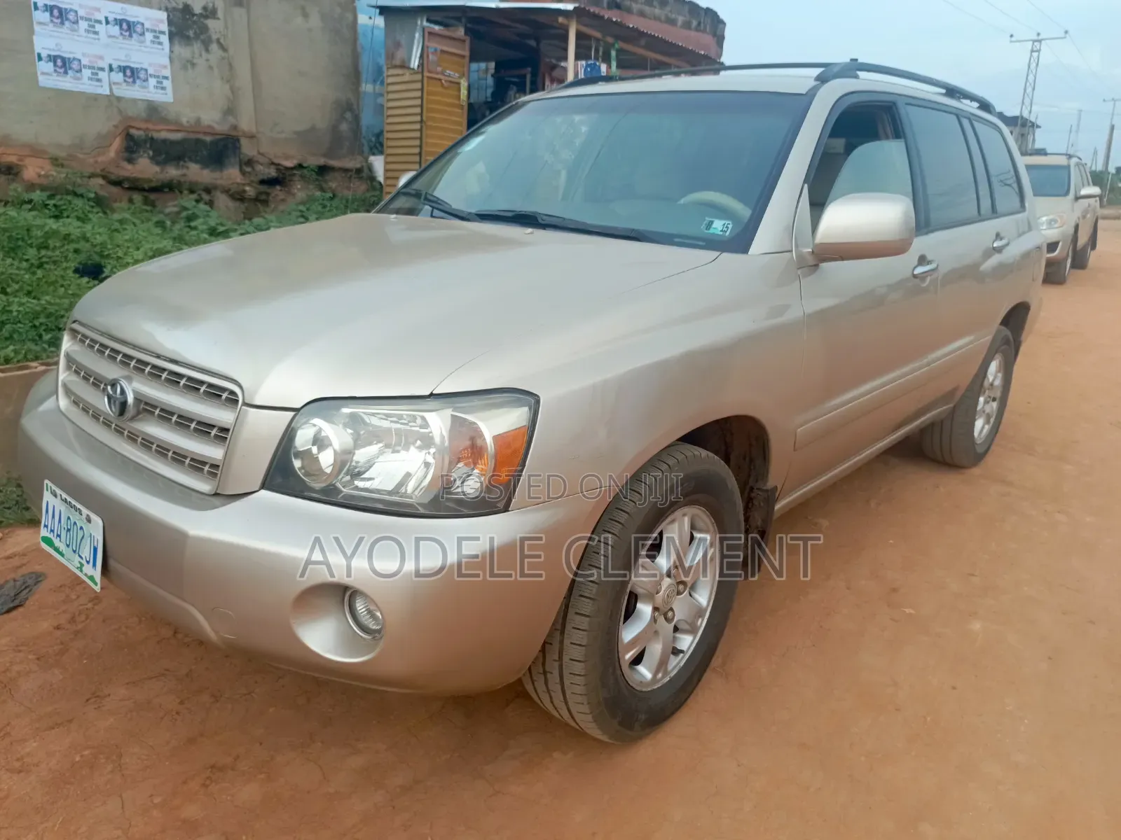 Toyota Highlander V6 2005 Gold