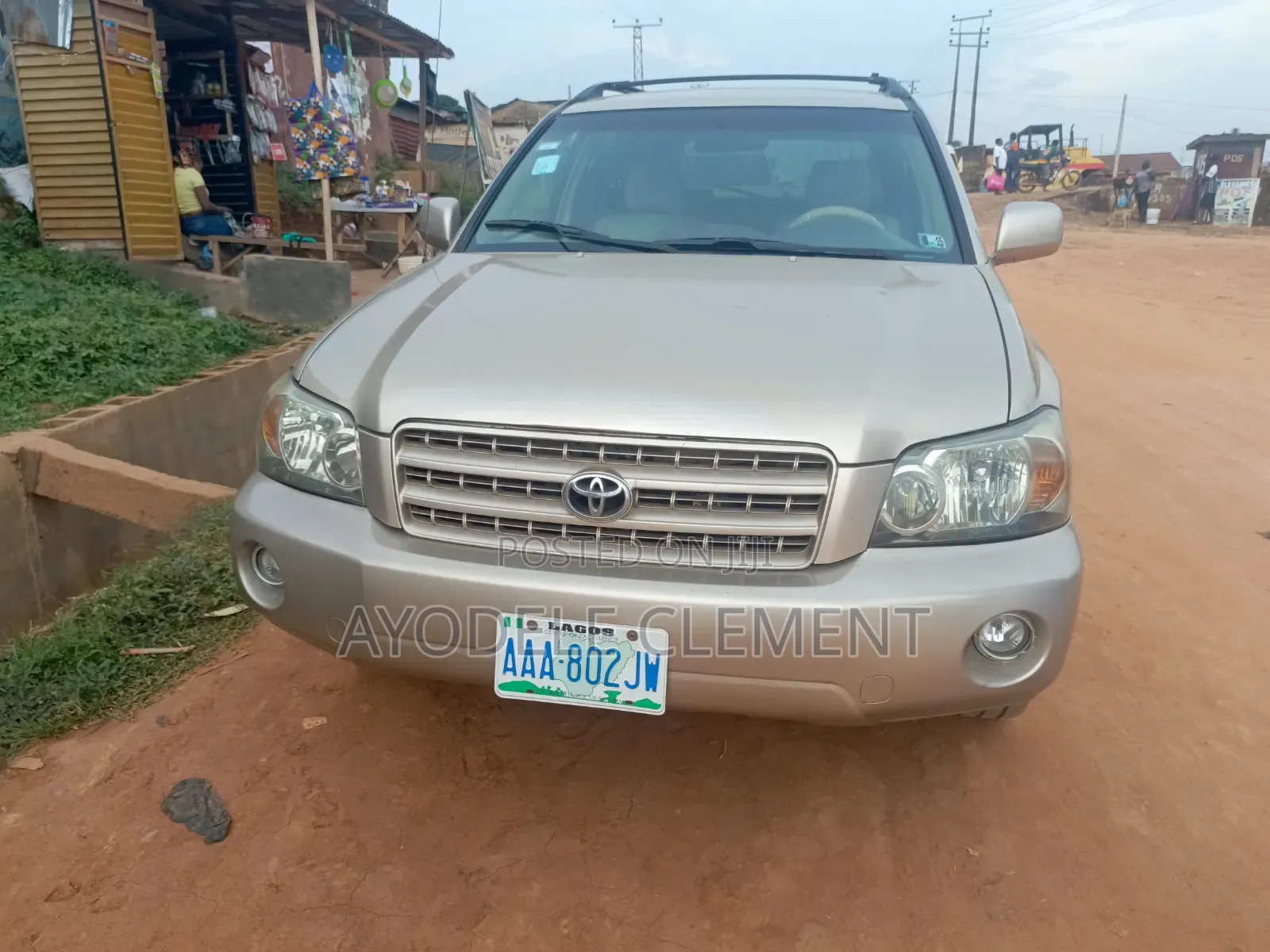 Toyota Highlander V6 2005 Gold